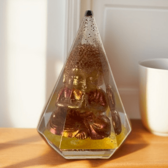 Buddha locked in the pyramid